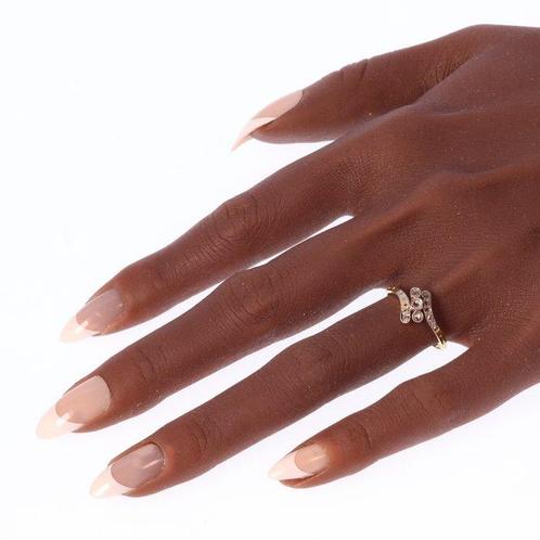 Zonder Minimumprijs - Ring - 18 karaat Geel goud - Diamant -, Sieraden, Tassen en Uiterlijk, Ringen