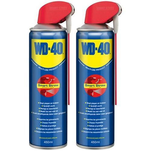 Wd-40 Multispray Met Smart Straw 450Ml X 2 Stuks, Auto diversen, Onderhoudsmiddelen, Verzenden