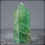 Natuurlijk groen fluoriet Obelisk- 430.35 g, Verzamelen, Mineralen en Fossielen