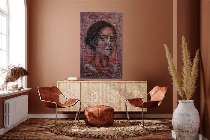 Jacqueline Klein Breteler - “In between.”-painting on a, Antiek en Kunst, Kunst | Schilderijen | Modern