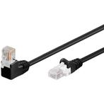 Cat5e 5 meter zwart UTP-kabel 1 x haaks, Computers en Software, Pc- en Netwerkkabels, Nieuw, Ophalen of Verzenden