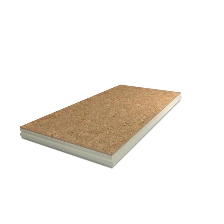 PIR+OSB 1200x600x40+9mm T&G Rd:1.81 (=0,72 mÂ²), Doe-het-zelf en Verbouw, Isolatie en Afdichting, Nieuw, Minder dan 5 m², Minder dan 4 cm