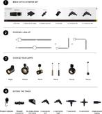 Lucide TRACK L-koppelstuk - 1-fase Railsysteem /, Ophalen of Verzenden, Zo goed als nieuw