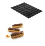 Silikomart Siliconen Vorm Airplus Eclair - 30x40cm Set/2, Hobby en Vrije tijd, Verzenden, Nieuw