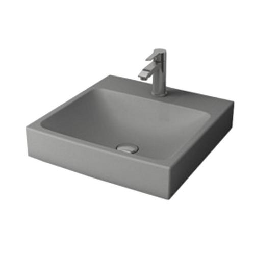 Wastafel BWS Bocchi Scala Arch 48,5x48cm Mat Grijs Met, Doe-het-zelf en Verbouw, Sanitair, Overige typen, Nieuw, Ophalen of Verzenden