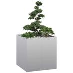 vidaXL Plantenbak 80x80x80 cm gegalvaniseerd staal, Verzenden, Nieuw, Metaal