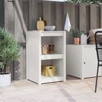 vidaXL Keukenkast met plank Wit 55 x 55 x 92 cm Massief, Huis en Inrichting, Keuken | Keukenelementen, Verzenden, Nieuw, Wit