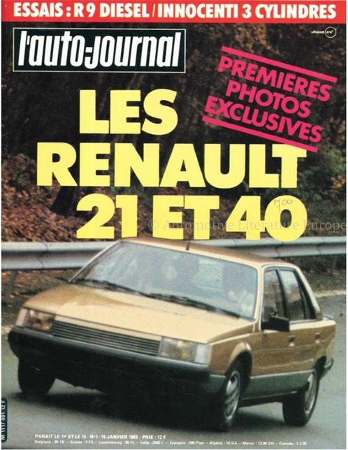 1983 LAUTO-JOURNAL MAGAZINE 1 FRANS, Boeken, Auto's | Folders en Tijdschriften