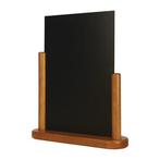 Securit tafelkrijtbordje teak 32x27cm, Verzenden