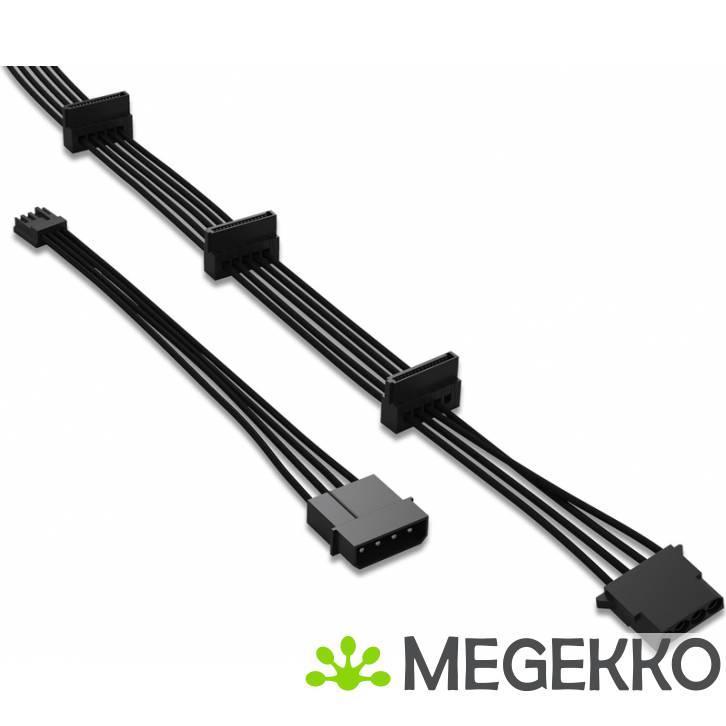 Be quiet! Multi Power Cable (700mm, 3x SATA + 1x HDD / FDD), Computers en Software, Overige Computers en Software, Nieuw, Verzenden