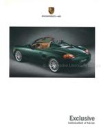 2001 PORSCHE EXCLUSIVE BROCHURE NEDERLANDS, Boeken, Auto's | Folders en Tijdschriften, Nieuw, Porsche, Author