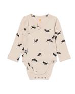 HEMA Newborn meegroei overslagromper rib met bamboe stretch, Verzenden, Nieuw