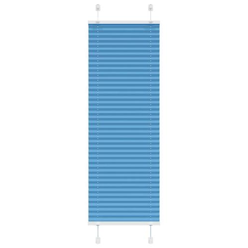 vidaXL Plissé rolgordijn 45x100 cm stofbreedte 44,4 cm, Huis en Inrichting, Stoffering | Gordijnen en Lamellen, Blauw, Nieuw, Verzenden