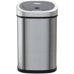 Avalo Prullenbak met Sensor 50L - RVS Zilver - Soft Close /, Verzenden, Nieuw