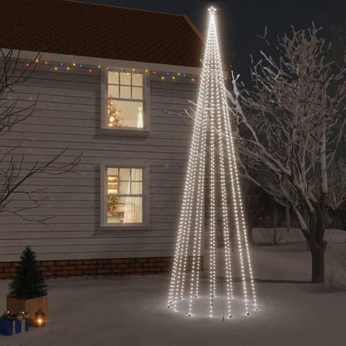 vidaXL Kerstboom met grondpin 1134 LEDs koudwit 800 cm, Diversen, Kerst, Nieuw, Verzenden