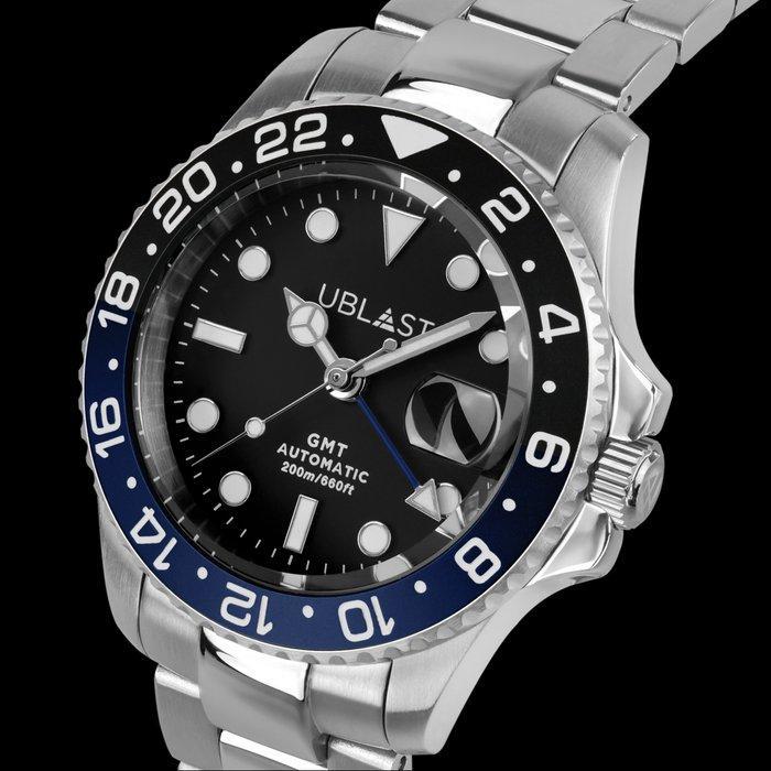 Ublast - Automatic Diver GMT - 20 ATM - UBDGM40BBU - Heren -, Sieraden, Tassen en Uiterlijk, Horloges | Heren
