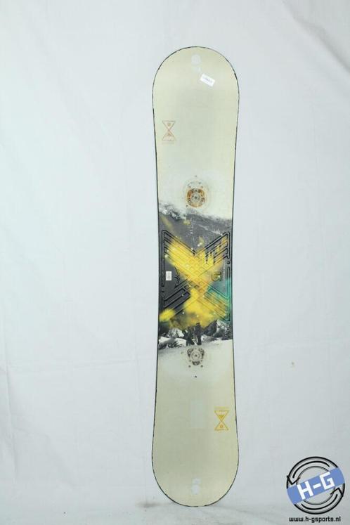 Refurbished - Snowboard - Burton Progression - 163W, Sport en Fitness, Snowboarden, Board, Gebruikt, Ophalen of Verzenden