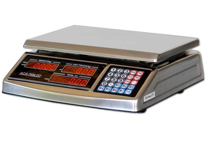 RVS Winkelweegschaal, Rekenweegschaal 6kg x 2g, Doe-het-zelf en Verbouw, Weegschalen, Verzenden