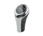 BMW pookknop Chroom Leder Universeel 5 of 6 versnellingen, Ophalen of Verzenden, Nieuw