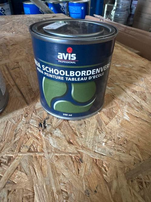 Schoolbordenverf - groen - 0,75 liter, Doe-het-zelf en Verbouw, Verf, Beits en Lak, Verf, Groen, Nieuw, Minder dan 5 liter, Ophalen of Verzenden