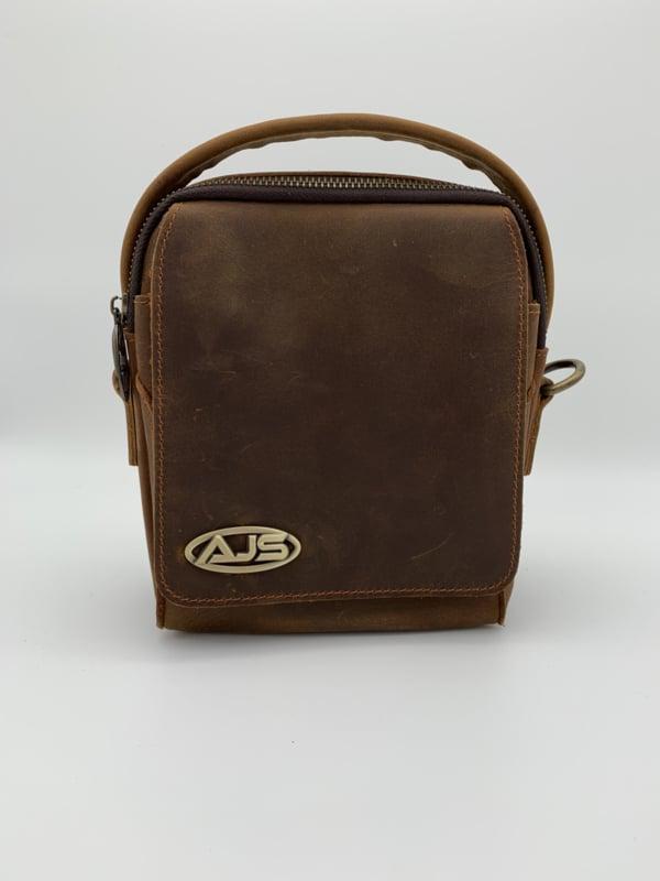 Handtas bruin leren crossbody bag 100% leer, Auto-onderdelen, Overige Auto-onderdelen, Nieuw, Ophalen of Verzenden