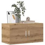 Moderne Houten Wandkast met 2 Deuren in Eikenlook, Verzenden, Nieuw