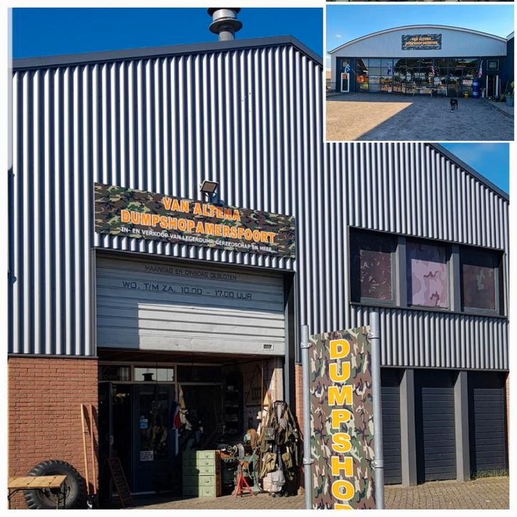 Dumpshop Legerdump Dumpstore Camouflage Airsoft in- verkoop, Verzamelen, Militaria | Algemeen, Ophalen