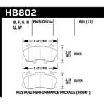 Hawk 16-17 Ford Mustang HP+ Street Front Brake Pads -, Auto-onderdelen, Remmen en Aandrijving, Ophalen of Verzenden, Nieuw