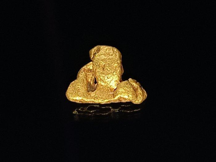 Zeldzame gouden pepita - Lapponia/Finlandia Goud nugget- 0.4, Verzamelen, Mineralen en Fossielen