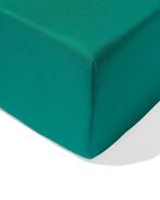 HEMA Hoeslaken 90x220cm zacht katoen middengroen, Huis en Inrichting, Slaapkamer | Beddengoed, Verzenden, Nieuw