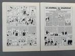 Tintin - Les Cigares du Pharaon - 2 pages en Édition, Boeken, Stripboeken, Nieuw