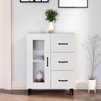 vidaXL Dressoir 69,5x34x90 cm bewerkt hout wit, Huis en Inrichting, Verzenden, Nieuw, 50 tot 100 cm, 25 tot 50 cm