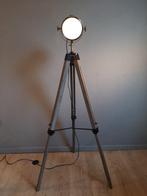Statief vloerlamp - Hout, Metaal - Scheeps / Studiolamp, Antiek en Kunst