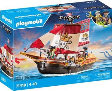 PLAYMOBIL Pirates Piratenschip - 71418 beschikbaar voor biedingen