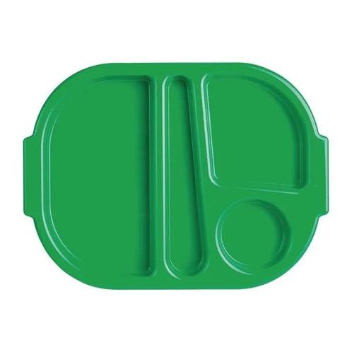 Kristallon dienbladen met vakken | 32,2x23,6cm groen  | (..., Zakelijke goederen, Horeca | Overige, Verzenden