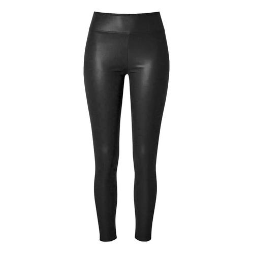 Frogbox • zwarte faux leather legging • 36, Kleding | Dames, Broeken en Pantalons, Zwart, Nieuw, Maat 36 (S), Verzenden