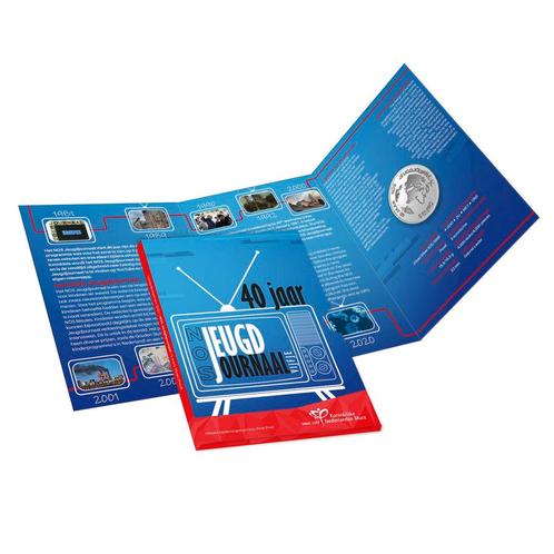 NOS Jeugdjournaal Vijfje 2021 Zilver Proof, Postzegels en Munten, Munten | Nederland, Verzenden