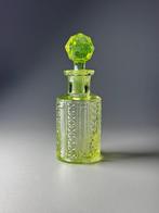 Verreries de Scailmont - Parfumfles - Uraniumglas - Art Deco, Antiek en Kunst, Antiek | Glas en Kristal