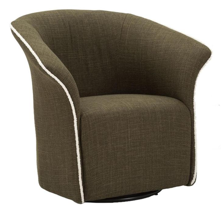 SIENA GREEN DRAAIFAUTEUIL CM 83,5x66x80 (ZITHOOGTE CM 42), Huis en Inrichting, Fauteuils, Ophalen of Verzenden