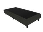 Boxspring 70x190 Linnenlook Zwart, Verzenden, Nieuw, Zwart, Modern