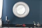 Handgemaakte wandspiegel ORIENT 60cm zilver in gehamerd, Ophalen of Verzenden, Nieuw