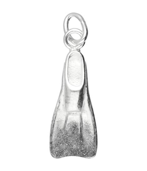 Zilveren Zwemvlies ketting hanger, Sieraden, Tassen en Uiterlijk, Kettinghangers, Verzenden