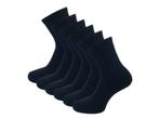 6 paar Badstof Quarter Sneakersokken - SQOTTON® - Zwart, Kleding | Heren, Verzenden, Nieuw
