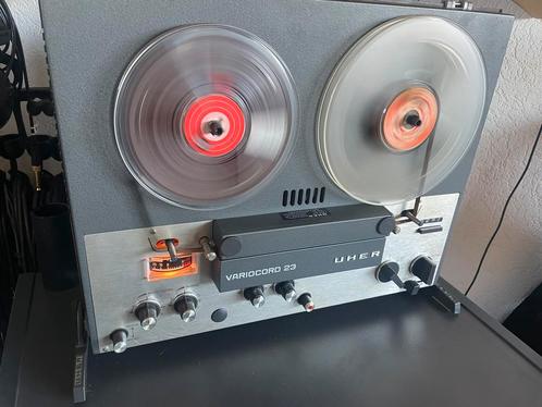 UHER Bandrecorder, Taperecorder, Variocord 23, Audio, Tv en Foto, Bandrecorders, Bandrecorder, Met stofkap, Met banden, Ophalen of Verzenden