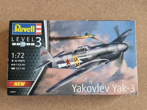 Revell 03894 Yakovlev Yak-3 1:72, Hobby en Vrije tijd, Modelbouw | Vliegtuigen en Helikopters, Revell, Verzenden