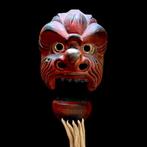 Noh masker - Hout - “Kanjoraku” masker Aiko  (Zonder