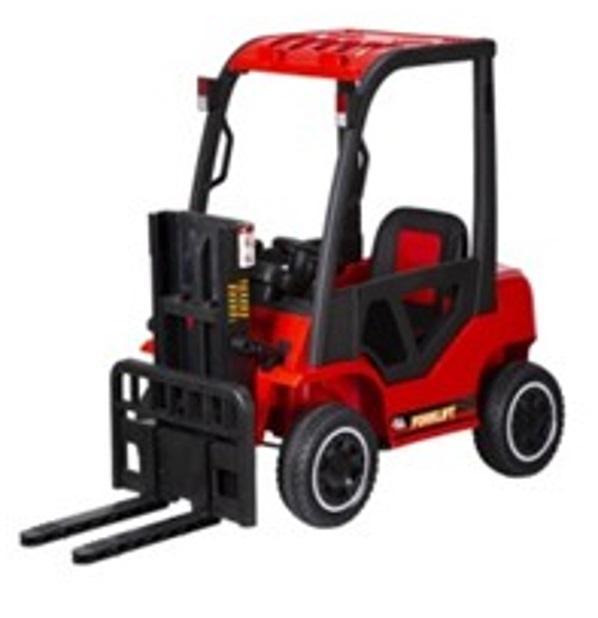 Heftruck , Vorklift, rood, eva, blueTooth, leather, 12V10ah,, Kinderen en Baby's, Speelgoed | Buiten | Accuvoertuigen, Nieuw, Ophalen of Verzenden