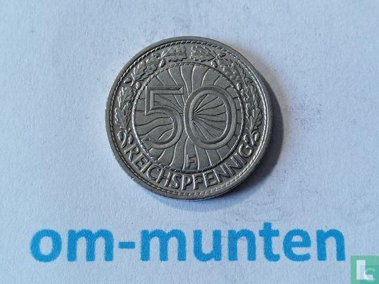 Duitsland - Duitse Rijk 50 reichspfennig 1930 (F), Postzegels en Munten, Munten | Europa | Niet-Euromunten, Losse munt, Duitsland