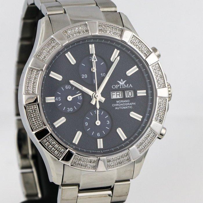 Optima - MORANO Diamond Valjoux automatic - OSA464-SS-D-9 -, Sieraden, Tassen en Uiterlijk, Horloges | Heren