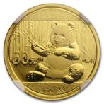 China. 50 Yuan 2017 3g ¥50 Yuan China Gold Panda NGC MS 70